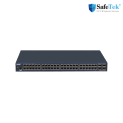 Layer 3 Switch 48 Cổng 10/100/1000BASE-T (PoE/PoE+), 2 Cổng SFP+ 100/1000BASE-X (combo), 2 Cổng SFP+ 1G/10GBASE-X (non-combo), 1 Cổng USB, 2 Cổng Expansion Slots, 2 Cổng Modular Power Slots, AC/DC RUJIE | RG-S2910C-48GT2XS-HP-E